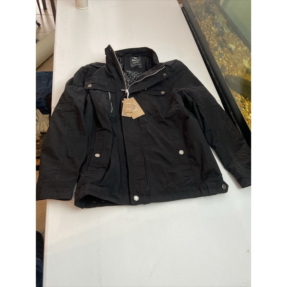 Wantdo mens Jacket Medium Black